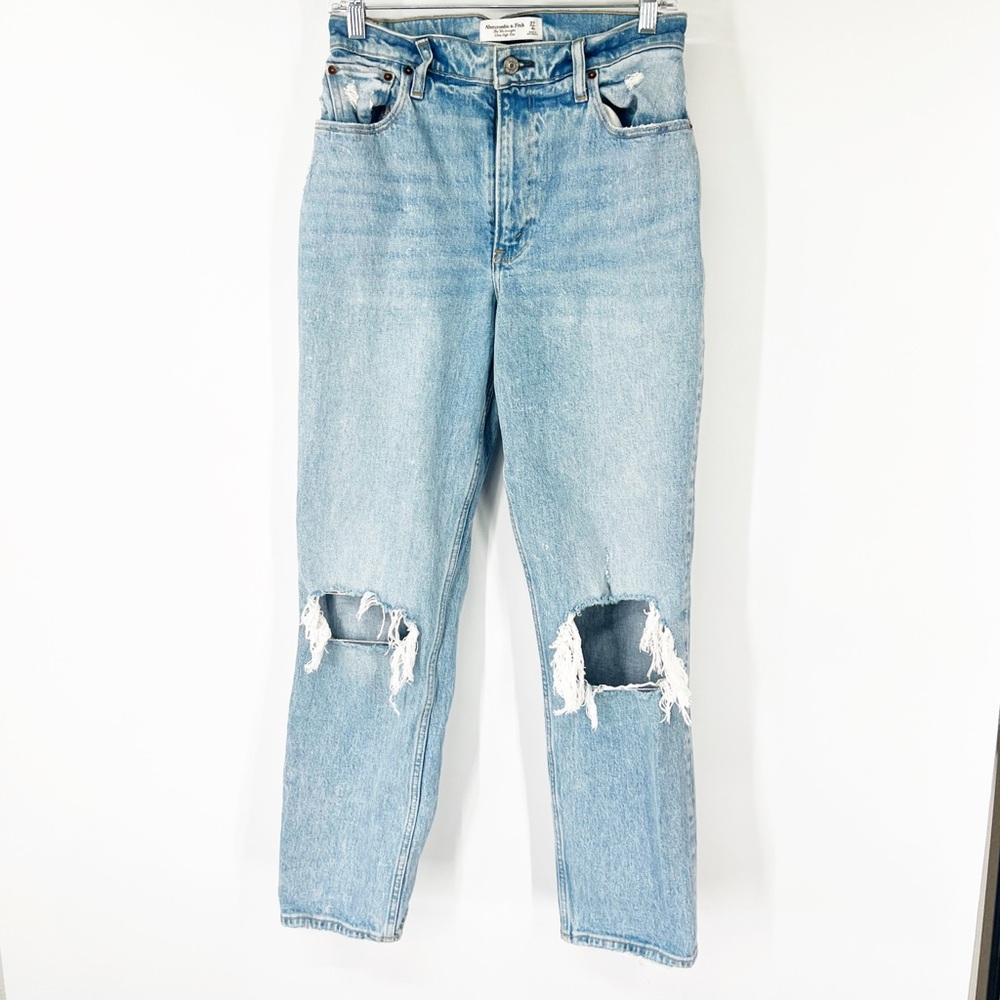 Abercrombie & Fitch Curve Love The ‘90s Straight Jeans Ultra High Rise